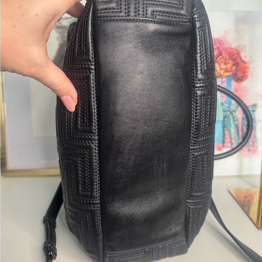 Versace Black Satchel with Gold Accents - Picture 8 of 16